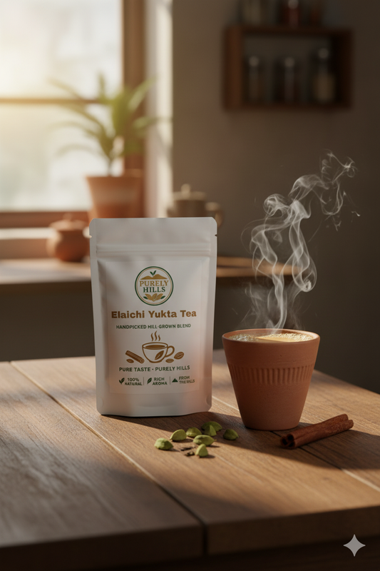 Purely Hills Elachi Yukta Tea – Authentic Cardamom Blend
