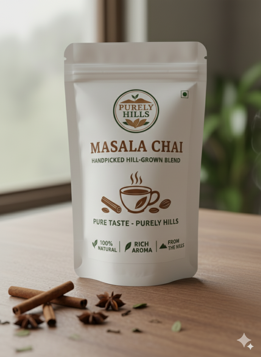Purely Hills Masala Chai – Handpicked Hill-Grown Blend