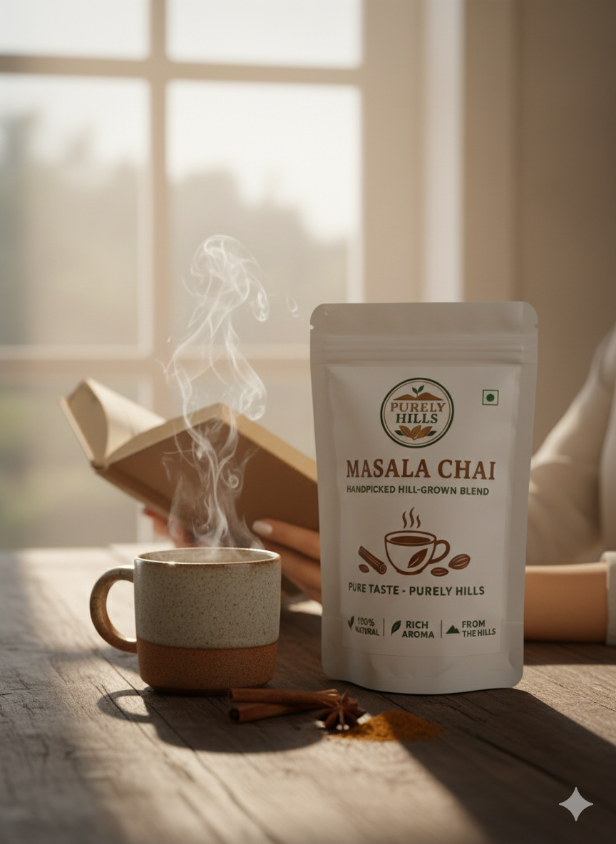 Purely Hills Masala Chai – Handpicked Hill-Grown Blend