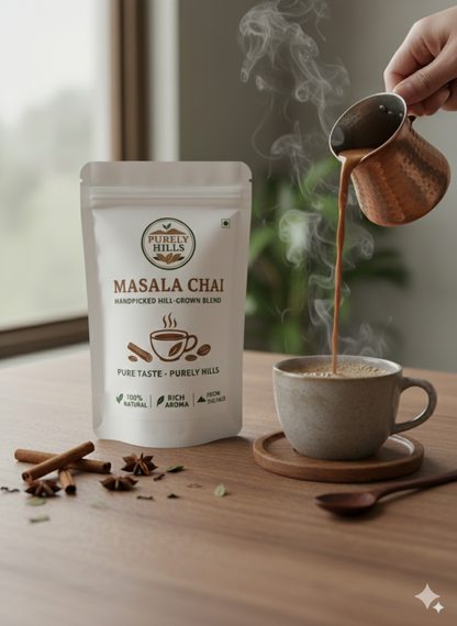 Purely Hills Masala Chai – Handpicked Hill-Grown Blend
