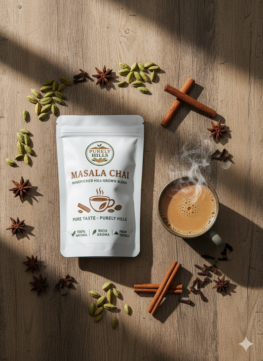 Purely Hills Masala Chai – Handpicked Hill-Grown Blend